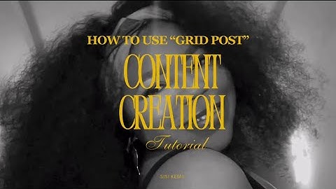content creation tutorial #1 {FULL VIDEO} | how to use "Grid Posts" app for Instagram feed