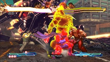 Supreme SFxT Cross Assault Combo!
