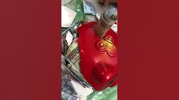 Đập heo đất tặng mẹ #shortsfeed #tintuc