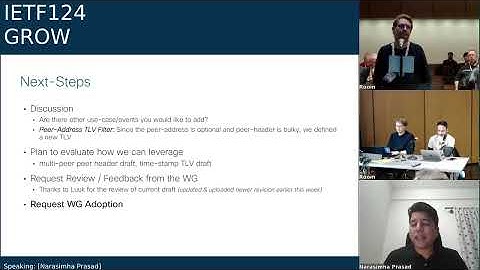 IETF 124: Global Routing Operations (GROW) 2025-11-06 22:00