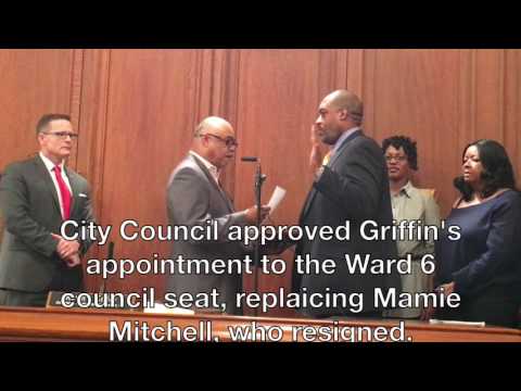 Blaine Griffin takes oath of office as newest member of Cleveland City Council (video) - cleveland.com