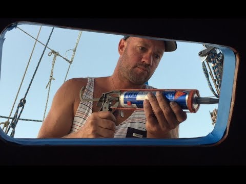 A Close call with a ship while Night Sailing Episode 47 Sailing Catalpa
