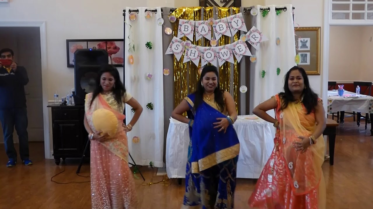 Shruti's Baby Shower - Surprise dance by Reshma, Meenakshi, Anuradha, Jasmin, Asha