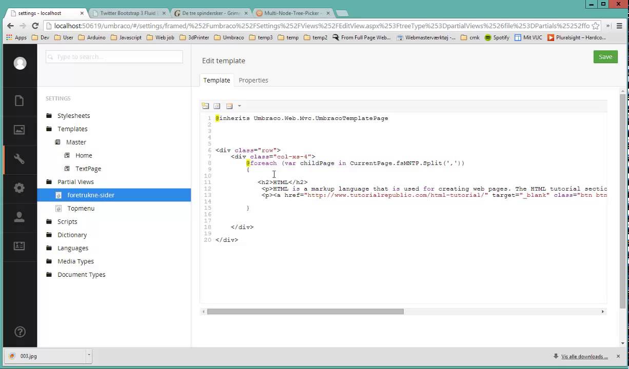 Umbraco MultiNode Tree Picker - simpel - YouTube
