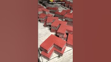 Red colour L Shape interlock tile @labhtradingcompanyvlogs #youtube2023