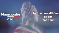 Municipales 2020 : débat du second tour à Tournon-sur-Rhône (Ardèche)