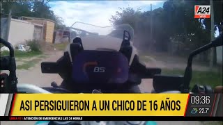 🚨 Persecución en tiempo real a un ladrón de motos en La PLata