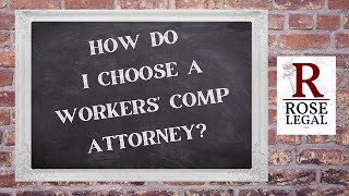 How Do I Choose an Attorney for My Workers' Compensation Claim