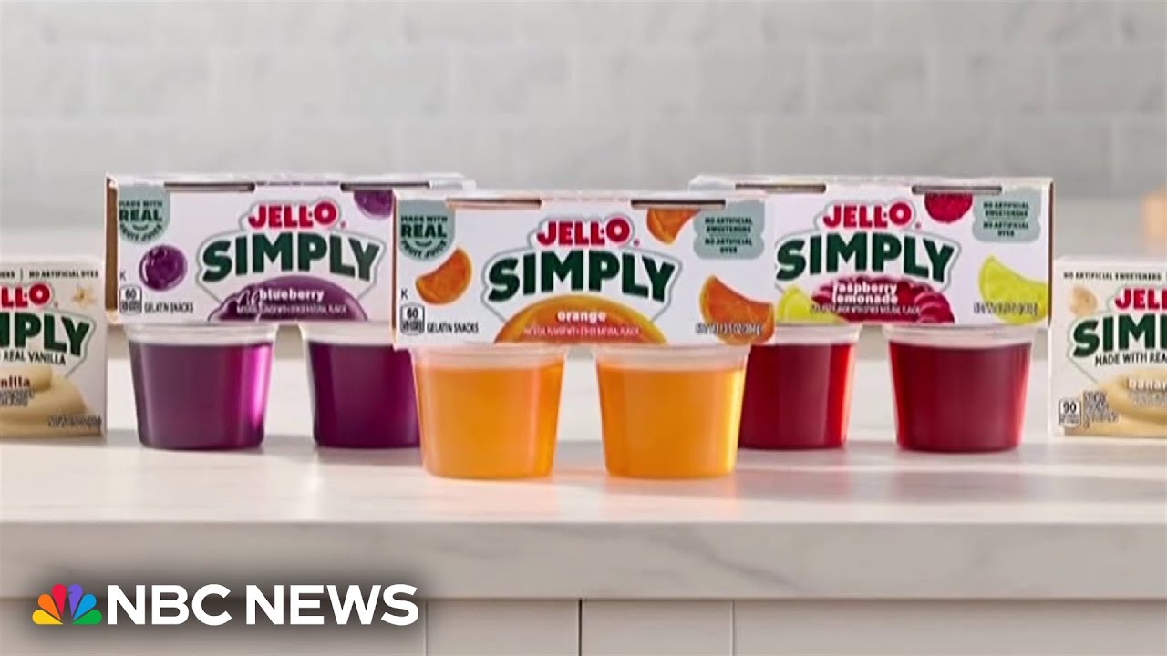 Jell-O cuts artificial dyes in new line as parents seek healthier snacks Jell-O cuts artificial dyes in new line as parents seek healthier snacks