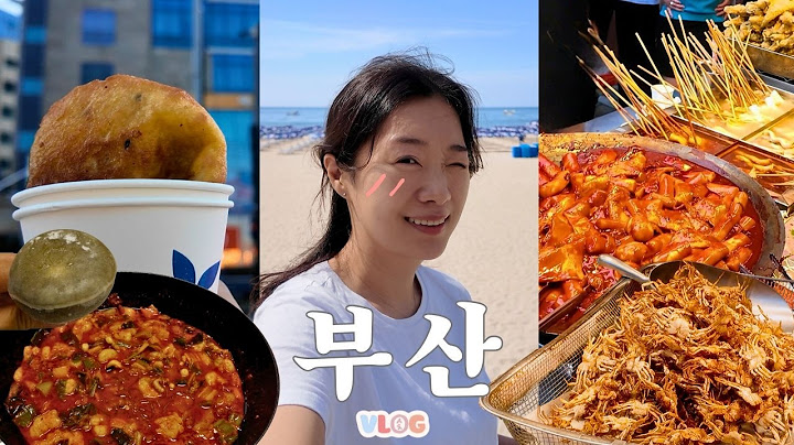 [Korean VLOG]  BUSAN. Enjoying the Market