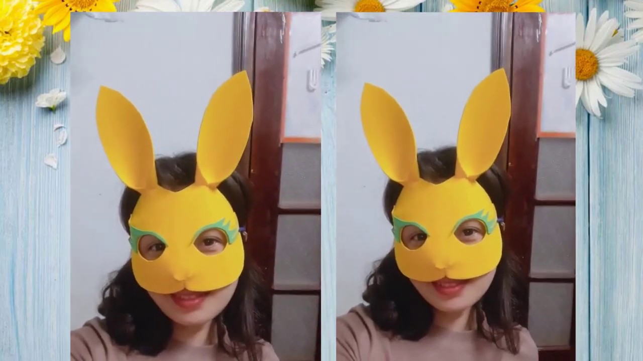 Mĩ Thuật 3: Chủ Đề 2 -Mặt Nạ Con Thú - Mặt Nạ Thỏ Xinh Xắn Ii How To Make A  Rabbit Mask Ii Thảo Trần - Youtube