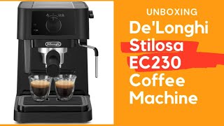 De'Longhi Stilosa EC230.BK Espresso Coffee Machine (Black) | RIunboxing