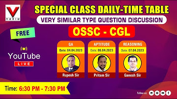 06th APRIL | APTITUDE l OSSC -CGL MEMORY BASED QUESTION DISCUSSION BY VANIK BEST FACULTY #vanik