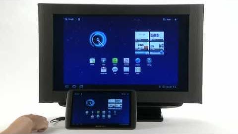 ARCHOS G9 Tablet - How-To pt. 9 - Connecting to an HDTV