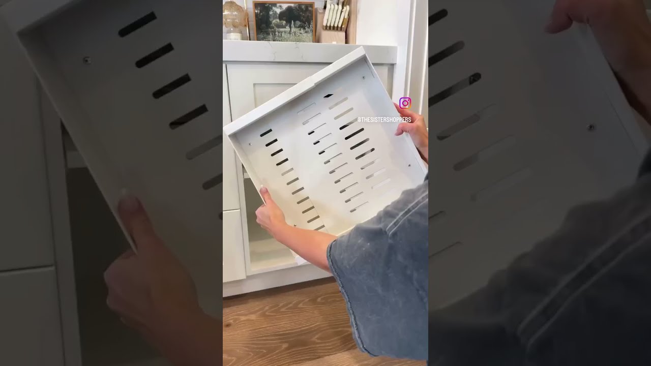Kitchen Organization Hack Adjustable Pull Out Cabinet Organizer You Ll Love 