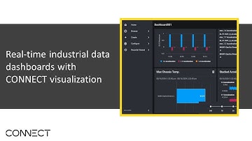 Real-time industrial data dashboards with CONNECT visualization