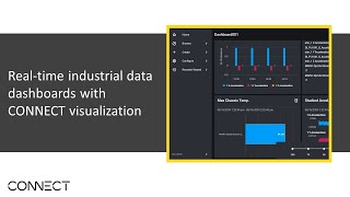 Real-time industrial data dashboards with CONNECT visualization