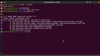 How to set class path mysql-connector-java and connect mysql database on Ubuntu 20.04 LTS