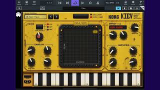 Korg KIEV - Advanced Spacial Digital Synthesizer - Tutorial for the iPad