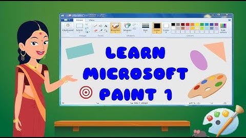Microsoft Paint Basics - Part 1