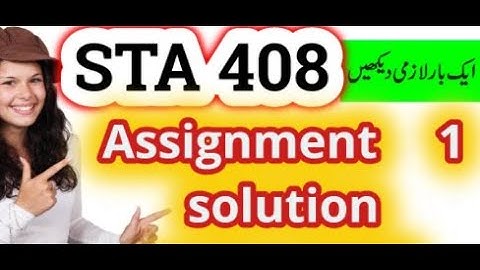 Stat408 assignment solution no 1 fall in 2021