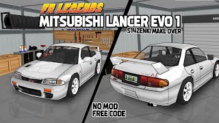 FR legends Mitsubishi lancer evo 1 livery | free code | Acrux A | Frl #35