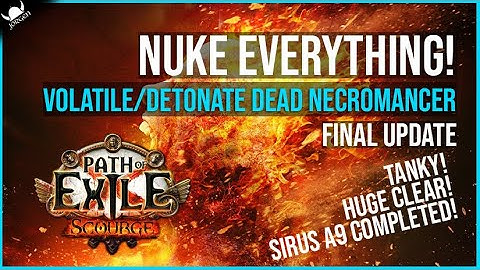 NUKE EVERYTHING! Volatile/Detonate Dead Spellslinger - Path of Exile 3.16 Scourge League - Update 2