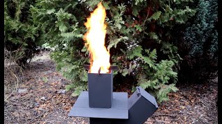 Самая Мощная Мини Печи! Homemade Rocket Stove