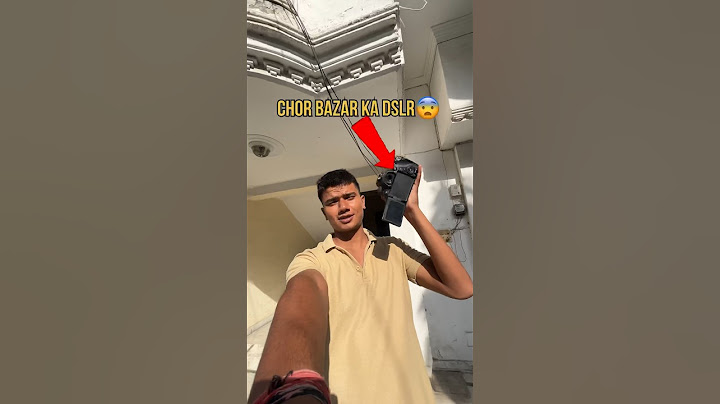 CHOR BAZAR DSLR CAMERA REVIEW 😨 | इतना सस्ता कैमरा 🤑 #shorts #ytshorts