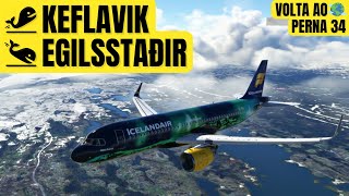 Keflavik Bikf Egilsstaðir Bieg A320Neo Icelandair Flight Simulator 2020 Perna 34