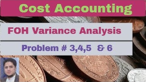 FOH Variance Analysis|Overall Variance| Over/ Under Applied FOH | Budgeted Variance| Volume Variance