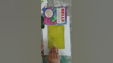 Gelli Art ❤🎨M for Masks #ytshorts #youtubeshorts #art  #shortfeed #gelliplate #abcprintingchallenge