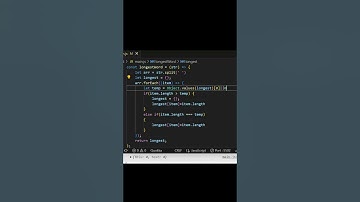 Find longest word or words in a statement in Javascript #shorts #javascript