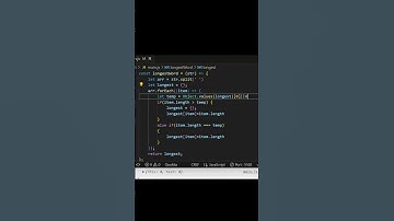 Find longest word or words in a statement in Javascript #shorts #javascript
