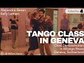 Alejandro beron  kelly lettieri european tour 2023 tango class demonstration milonga brava geneva
