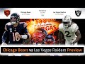 Chicago Bears vs Las Vegas Raiders Preview