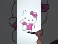 Howto drawing hellokitty  cute cat art shorts