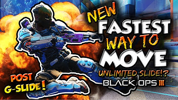 FASTEST WAY TO MOVE AFTER G-SLIDE PATCH! - UNLIMITED SLIDE!? (NEW BO3 Movement Mechanic TUTORIAL!)