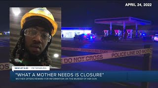 Her only son died 92 days ago. She's now offering a reward with hopes of closure. Details