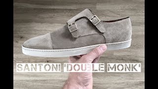 Santoni 'Double Monk' | UNBOXING & ON FEET | luxury shoes | brandnew 2017 | HD