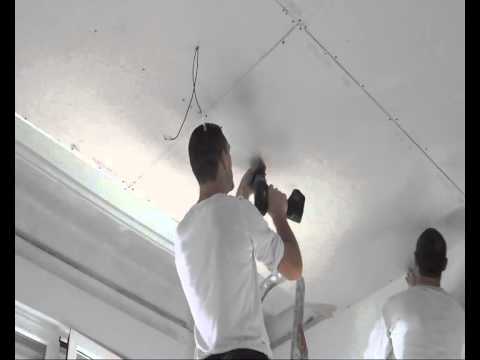 AlbaÃilerÃa y reformas are bajar techos con pladur youtube Como bajar un techo con madera