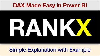 Celebrity DAX Made Easy: Let's understand RANKX Function with Example in Power BI | Must Watch for Beginners Wealth