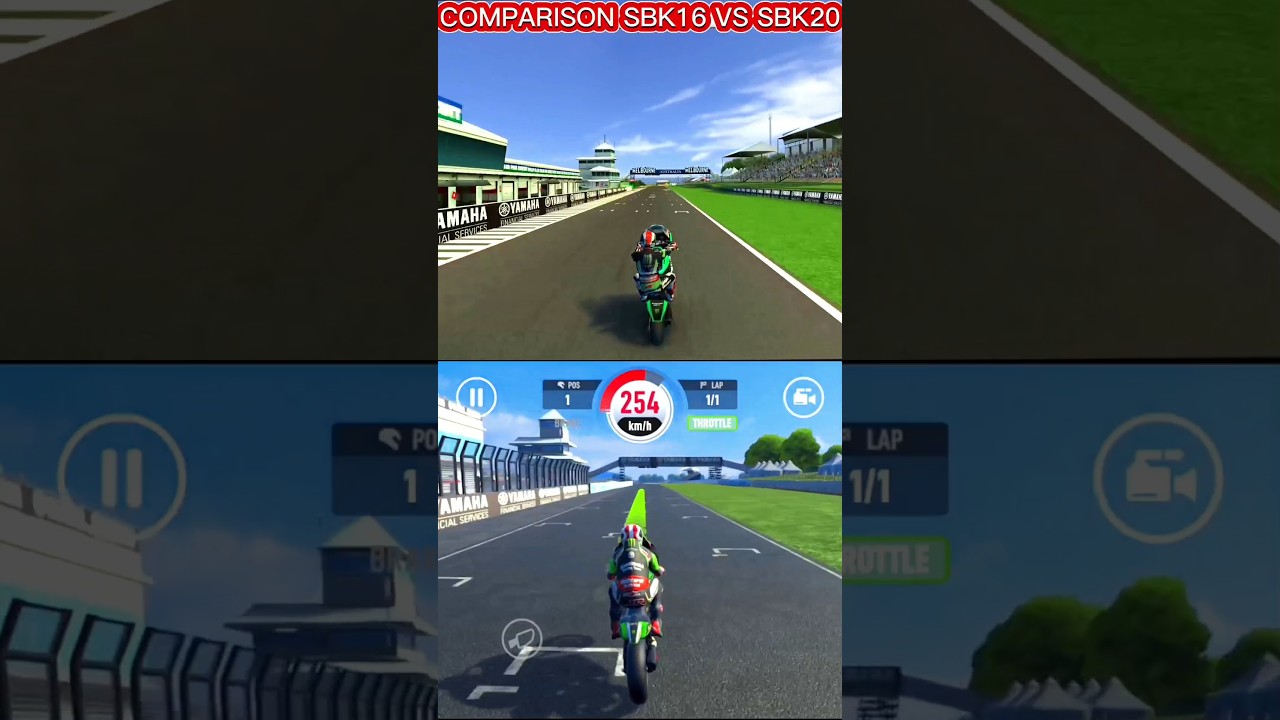 Gameplay Comparison SBK16 VS SBK20 