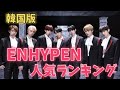 【最新】ENHYPEN（エンハイプン）メンバー人気ランキング韓国版最新엔하이픈