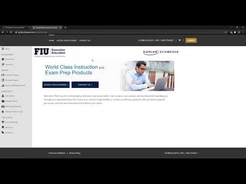 Creating A Study Plan Using Kaplan Schweser Portal - FIU Executive Education