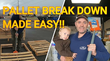 How to Dismantle and Recycle Pallets: Must have tool for Breaking down pallets: Pallet Buster
