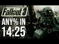 Fallout 3 Any% Speedrun in 14:25