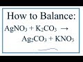 Balancing Chemical Equations Concepts