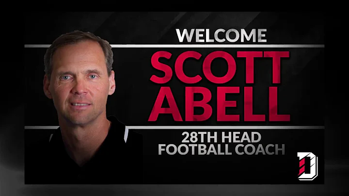 Davidson Football Head Coach Scott Abell