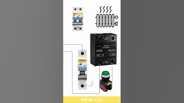 Control Heater with Solid State Relay | MCB + Button Setup.